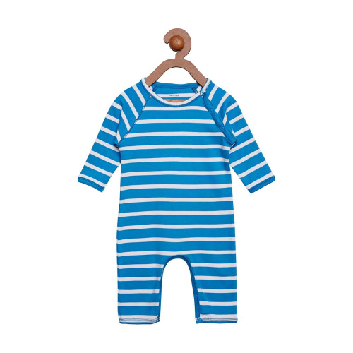 Baby Romper - Cotton Blue